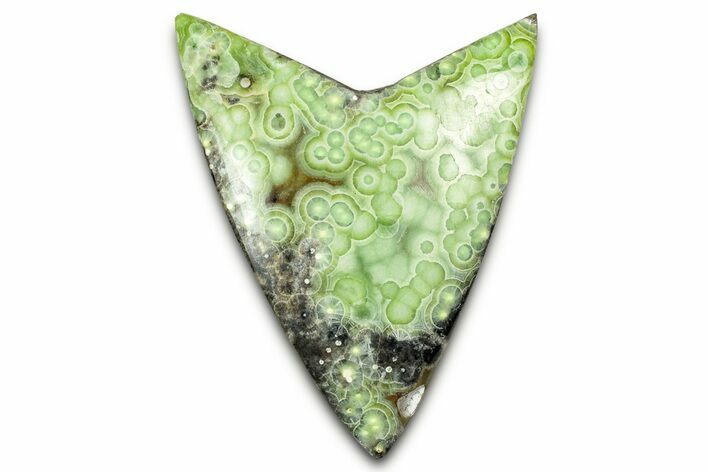 Botryoidal Green Wavellite Cabochon - Arkansas #354613